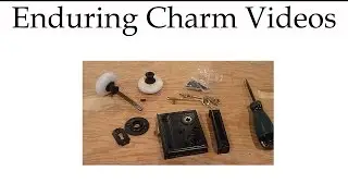 Installing Antique or New Rimlocks on Doors