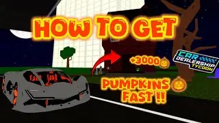 🔥🎃 how to get pumpkin fast in car dealership tycoon! 🤩2024  BEST METHOD Ways to get !