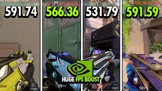 STOP Using the Wrong NVIDIA Driver for Valorant - 566.36 vs 581.80 vs 531.79 vs 591.74