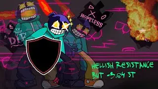 Hellish Resistance but -3.64 semitones