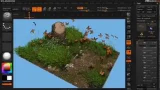 ZBrush 4R3 - FiberMesh Presets