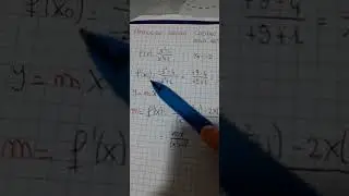 Applicazione derivate: calcolo retta tangente in un punto data l'ascissa