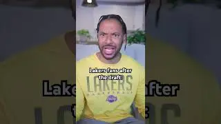 Lakers fans after the draft