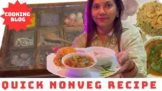 Egg prawn FriedRice ke sath spicy Eggcurry🔥try it😋 #friedricerecipe #eggcurry #nonveg #lunchrecipe