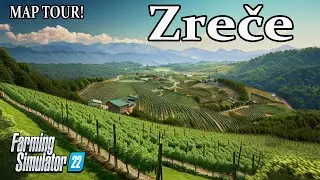 ‘NEW’ (SLOVENIAN) MOD MAP “Zreče” TOUR! ON Farming Simulator 22 (Review) PS5.