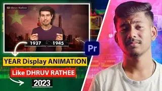 How To Create Year Animation Like @dhruvrathee In Premiere Pro | Ep-01 | Bijoy Dey