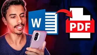 Como CONVERTER WORD para PDF no CELULAR!