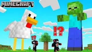 Minecraft, But All Mobs Are GIANT! 😂| OMOCITY ( Tagalog )