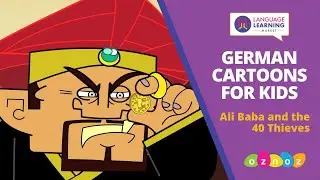 German Cartoons for Kids | Ali Baba and the 40 Thieves | German for Kids | Language Learning Market