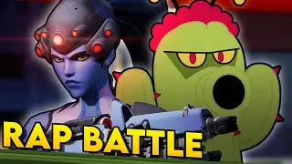 Widowmaker vs. Cactus - Overwatch vs. Plants vs. Zombies. RAP BATTLE! (DGPRB)