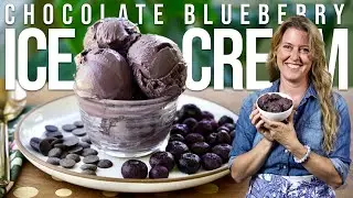 Vegan Chocolate Blueberry Ice Cream that WON'T Spike Your Blood Sugar!