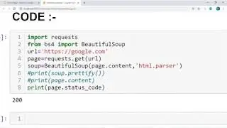 Get HTML Code Of Any Website Using Python