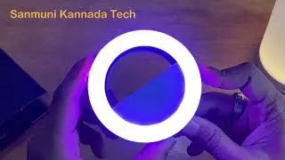 Unboxing Selfie ring light | Beauty face look | Sanmuni Kannada Tech