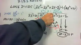 College Algebra 3.1 & 3.2 Review - Part 1