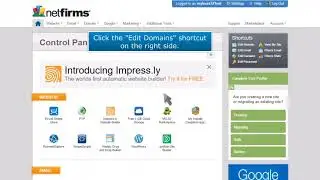 13) Creating Private Nameservers at Netfirms by Gecko Websites
