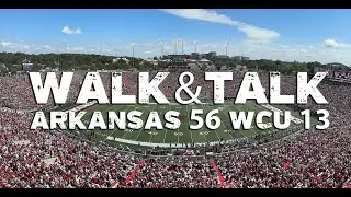 WALK & TALK: Arkansas 56, WCU 13