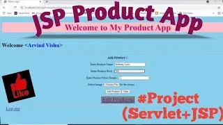 JSP Product App || Mini Project || Project based on Servlet and JSP || #Versatile_Akash