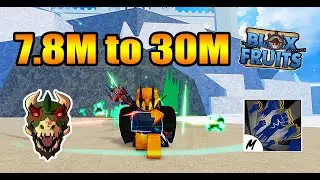 7.8M To 30M Bounty With T-Rex Fruit | Blox Fruits