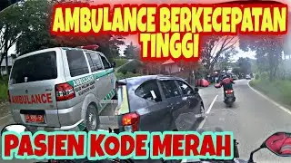 Ambulance berkecepatan tinggi pasien kode merah full