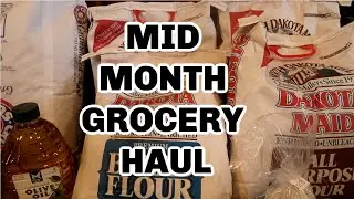 mid month grocery haul walmart and Sams club