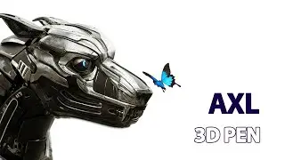 3D PEN ART | A.X.L. | КАК НАРИСОВАТЬ АКСЕЛЯ 3D РУЧКОЙ