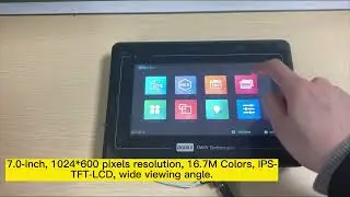 DWIN HMI touch screen with enclosure IP65 protection