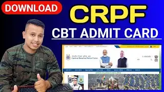 CRPF CBT Admit Card 2023 🔥🔥 || How to Download CRPF Admit Card ||CRPF SI & ASI Admit Card 2023