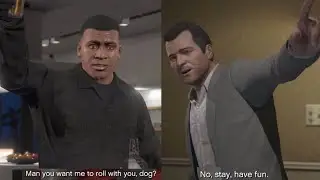Michael and Franklin being a Father and Son to each other [Part 4]