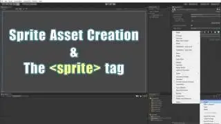 TextMesh Pro - The _sprite_ tag and Sprite Asset Creation process