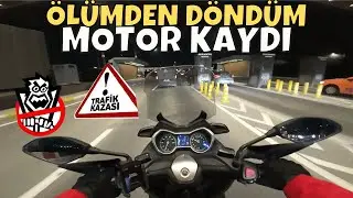 MOTORLA İŞE GİDERKEN KAZA ÜSTÜNE KAZA ATLATTIM - YAMAHA XMAX MOTOVLOG