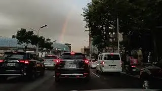 颱風前的彩虹 板橋車站 20240930
