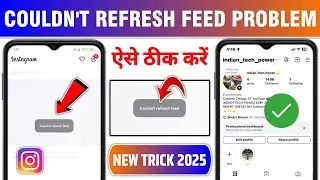 How To Fix couldn't refresh feed Problem✅ | Instagram refresh feed Problem 100% Solution