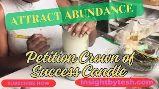 ✨🔮💰🧿🍀HOW TO PROPERLY PREPARE A CROWN OF SUCCESS CANDLE ✨🧿🔮🍾💵