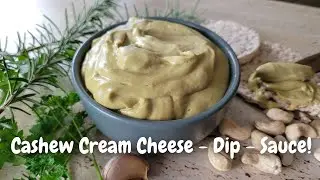 Best Creamy Vegan Cashew Cheese - Dip - Sauce... This makes EVERYTHING taste amazing!