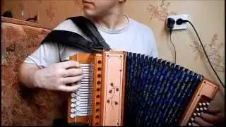 Цыганочка на новой гармони(май 2015г)(Gipsygirl(tsyganochka) on handmade accordion)
