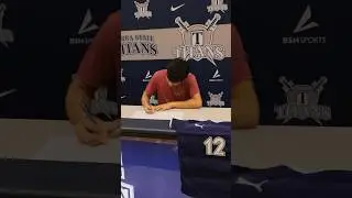 The First Soccer Player Signing