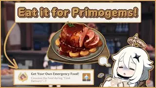 {‘Food Delivery” Hidden Achievement} ~ “Get Your Own Emergency Food” ~ Mondstadt