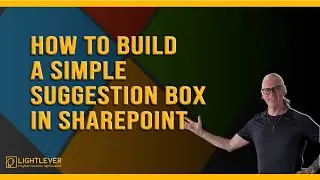 Simple SharePoint Suggestion Box