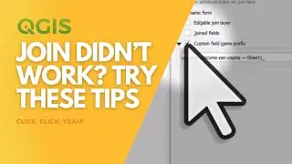 Troubleshooting fields in a join in QGIS