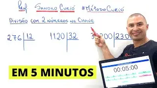 DIVISÃO COM 2 NÚMEROS NA CHAVE | FÁCIL e RÁPIDO