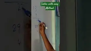 Tables with Easy method #shorts #maths #ytshorts #viral #viralvideo #viralshorts #sums #mathstricks