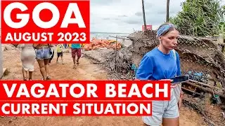 Goa | Vagator Beach - August - 2023 | North Goa | Shopping / Watersports / Shacks | Goa Vlog |