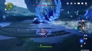 Genshin Impact AR20 vs Lvl 37 Boss Cryo Regisvine