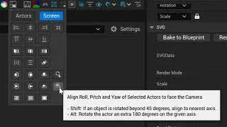 Align Graphic to Screen in New Motion Graphics Editor in Unreal Engine 5.4