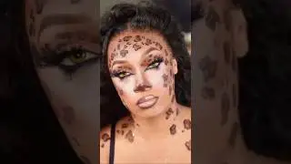 Easy Leopard Costume With Makeup For Halloween