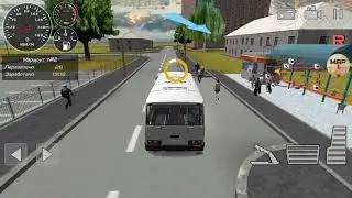 Симулятор автобуса 3D еду на ПАЗ 32053