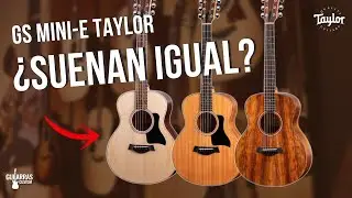 ¿SUENAN IGUAL? - Comparacion de Guitarras Taylor GS MINI Rosewood, Mahogany y Koa - Guitarras Custom