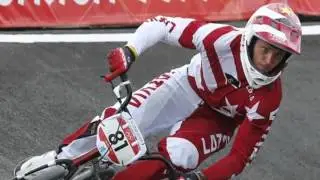 Maris Strombergs of Latvia wins Olympic cycling gold medal in men's BMX