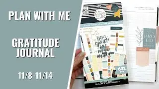 PLAN WITH ME | GRATITUDE JOURNAL