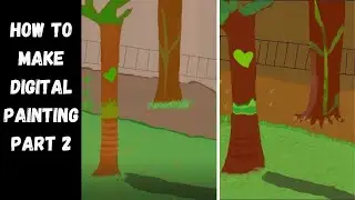 How to make Digital Painting Part (2/2) Make Easy